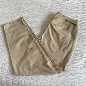 lululemon athletica Cropped Performance Pants in Beige